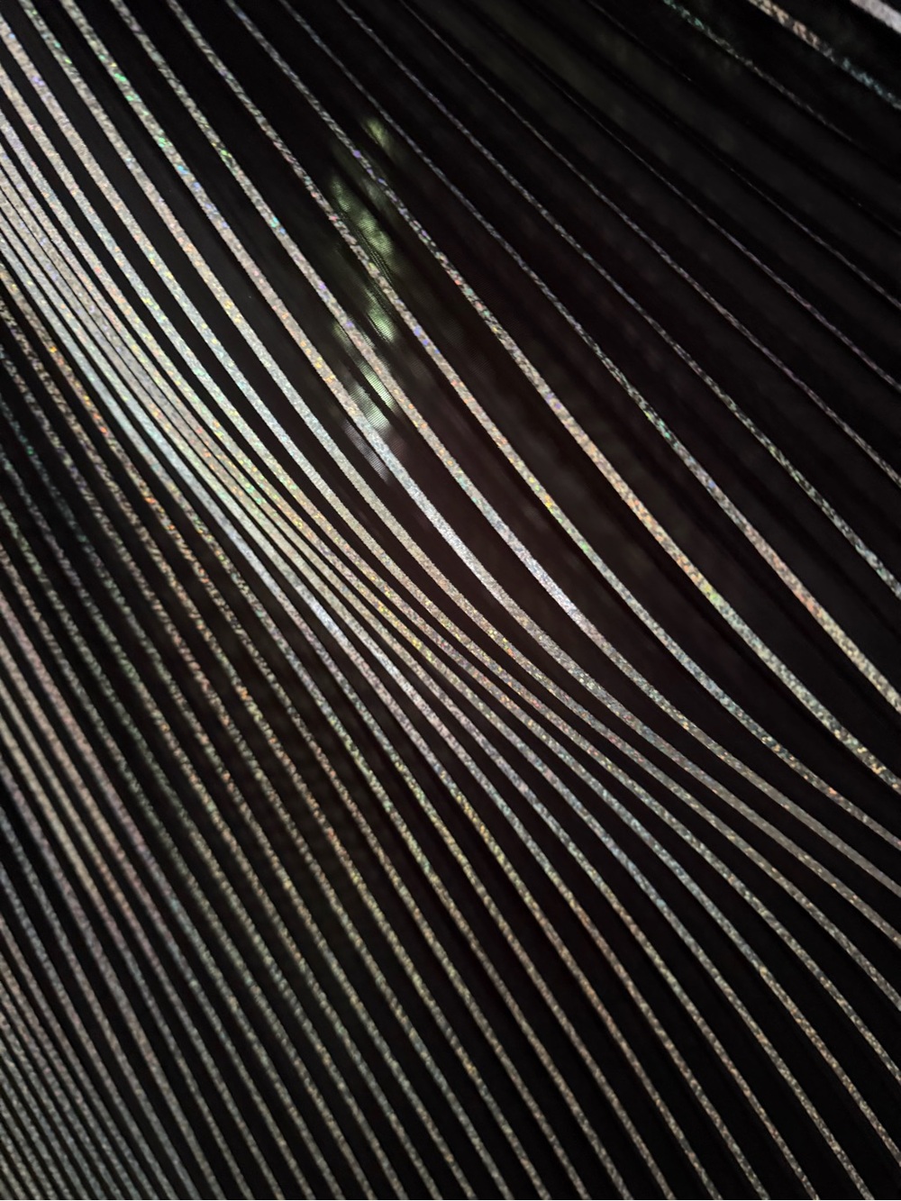 Balmain Black Holographic Pleated Pull-On Maxi Skirt - Picture 3 of 8